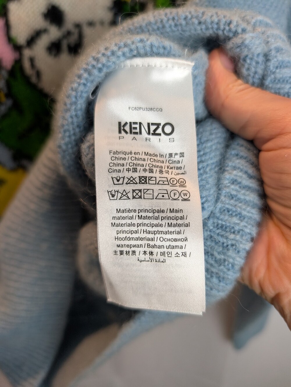 Kenzo wool/alpaca pullover sweater size M in excellent condition To - Picture 6 of 11